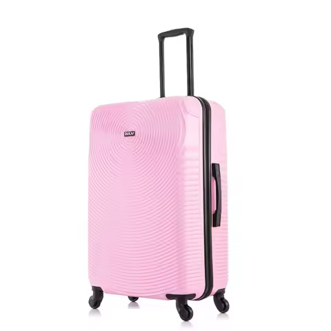 Inception 28" Hardside Lightweight Luggage with Spinner Wheels Handle and Trolley Pink