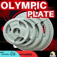 Olympic Barbell Plates – 2.5kg, 5kg, 10kg, 15kg, 20kg, 25kg – Home Gym Strength Training