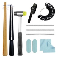 Ring Mandrel Ring Sizer Tool Ring Measurer with Quarter Sizes Finger Size Measuring Ring Shaper to F