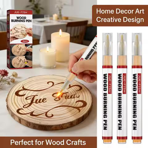 Wood Burning Pen Quickly Depict Beautiful Patterns Handmade Wood DIY Ink Evenly Distributed Safe Ing