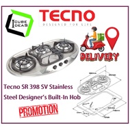 Tecno SR 398SV Stainless Steel Designer’s Built-In Hob