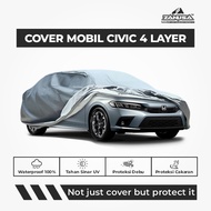 HONDA Car Cover Civic 4-Layer Waterproof UV-Resistant Thick Outdoor Car Cover by Zanusa cover