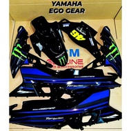 COVERSET MOTOR ORIGINAL BRAND YAMAHA EGO GEAR MONSTER DESIGN