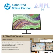 HP P24v G5 23.8 inch FHD Monitor | 23.8" FHD (1920 x 1080 ) | 3 year warranty by HP Singapore Direct | Flat VA with Edge-lit | HDMI 1.4; VGA | Tilt Stand/ VESA mountable | On-screen controls/ Low blue light mode/ Anti-glare | 7N914AT | 24v p24v hp p24