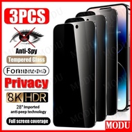 3Pcs Privacy Screen Protector Tempered Glass Compatible for Xiaomi 11T 12T 10T POCO X5 X6 F5 F6 X3 M