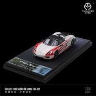 1:64 TIME MICRO MODEL - Porsche 918 Spyder White Flame Livery