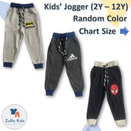 Kids Jogger Pants Long Pants Sweat Pants Cuff Pants Tracksuit (2Y - 13Y) - Random Color