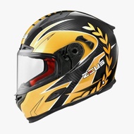 Full face helmet Zeus Carbon Fiber Gold Limited Edition ZS-1800 (similar GJ-1800)