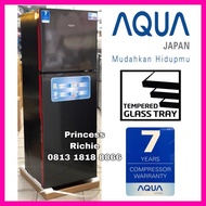Ready Promo Kulkas Aqua 2 pintu tanpa bunga es AQR-D261