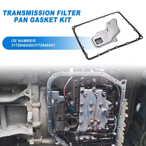 UXCELL RE4R01A Auto Transmission Filter Oil Pan Gasket Kit Fit for Nissan No.3172848X00