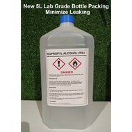 5 Liters - 99.99% Pure Isopropyl Alcohol (IPA-Rubbing Alcohol)