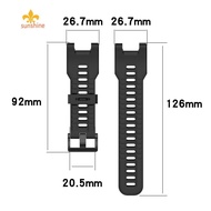 UK Silicone Watch Strap Band Replacement for Huami Amazfit T-Rex Pro/Amazfit T-R [anisunshine.sg]