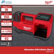 Milwaukee M18 Inflator (Bare) (M18 BI-0 APJ)