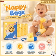 Nappy Sacks Baby Diaper Bags Disposable Plastic Nappy Bag Portable Nappy Garbage Bag Thick Trash Bag