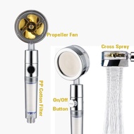 TURBO hand shower head shower fan propeller shower turbo fan