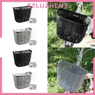 [Szluzhen3] Bike Front Basket Waterproof Sturdy Carrying Case Front Frame Bike