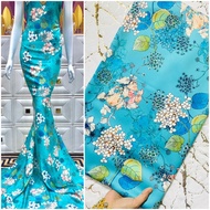 KAIN PASANG ITALIAN SILK INKJET DIGITAL DY MAJESTIC KAIN ELA ROYAL SATIN TOYOBO SILK FLOWER PRINTED 