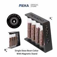 Pesado Single Dose Bean Cellar 4-Pack & Magnetic Stand – Coffee Storage Tubes