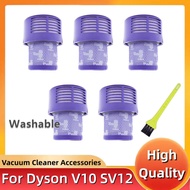 Unidad de filtro Hepa lavable para Dyson V10 SV12, ciclón, Animal, limpieza Total, filtros de aspiradora, piezas de repuesto, accesorios