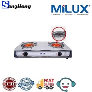 [Ready Stock] Milux Infrared Strong Heat Gas Cooker Stove MSS-8122  / Gas Stove Dapur Gas Infra Merah MSS-8122IR