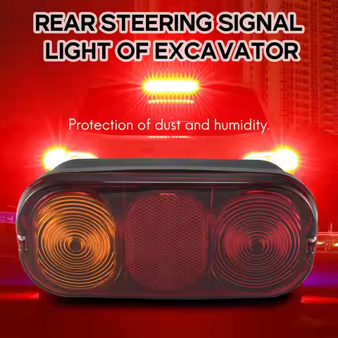 Popular Excavator Rear Turn Signal Lamp Rear Brake Tail Lamp For JCB 2CX 3CX 4CX Project 12 & 21