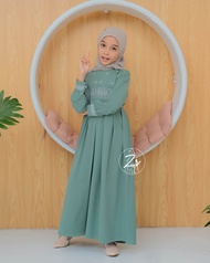 Zoya Dress couple Dewasa dan Anak //Dress Muslim anak-Ramaja terbaru 2024 //Gamis Muslim anak-anak