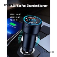 DAIHATSU 160W Car Fast Charging Charger Digital voltage display luminous ambient light Rocky Terios 