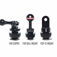 Cold Hot Shoe Adapter Ball Adaptor Mount Base Connector Gopro mount