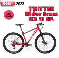 จักรยานเสือภูเขา TWITTER รุ่น RIDER SRAM NX 11Sp. 29นิ้ว