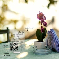 1ชิ้น หมายเลขโต๊ะ QR Code, ป้ายป้ายสัญลักษณ์ QR Code งานแต่งงาน, โต๊ะส่วนตัว, โต๊ะงานแต่งงาน, โต๊ะอะ