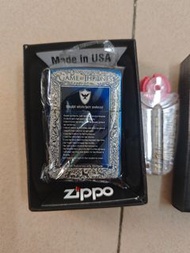 🎉全新有盒Zippo煤油打火機 藍冰 冰與火之歌
