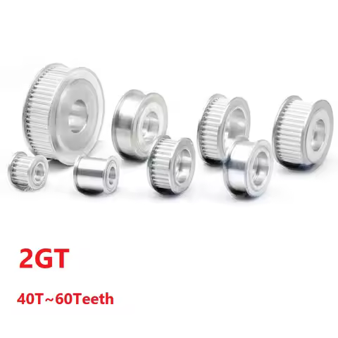2GT Idler Timing Pulley Bore 3/4/5/6/7/8/10/12/15 mm 40Teeth-60Teeth Printer Synchronous Pulley GT2