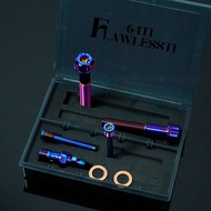 FLAWLESSTI J.juan คาลิปเปอร์เบรคหน้าสายฟ้า Gr5ไทเทเนียมสำหรับ ZONTES 368G