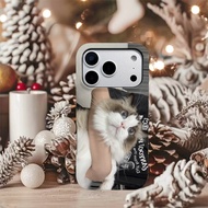 Ragdoll being petted Stylish printed 2-in-1 phone case Works with iPhone17 Pro Max/17 Pro/17 air/17/