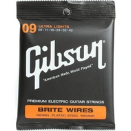 จุใจ ซื้อ 1 แถม 3 สายชุดกีต้าร์ไฟฟ้า Gibson 009 1ชุดมี6 เส้น +ปิ๊กกีต้าร์ 2 ชิ้น +สายแจ๊ค 3 เมตร HK 