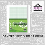 A4 GRAPH PAPER **2MM Square** 70GSM 48'S