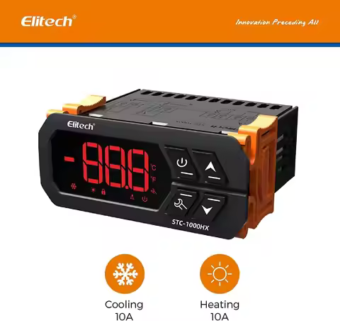 Elitech STC-1000HX Digital Temperature Controller Thermostat with Alarm Intelligent LED -50℃ ~ 99℃ w