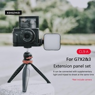 for  G7X Mark II G7X Mark III Expansion Board+Fill Light+Tripod+Gimbal Kit for  G7X Mark 2/G7X Mark 