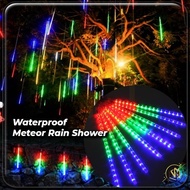 30cm Waterproof Shower Meteor Rain LED Crystal Tube Light lampu kedai makan