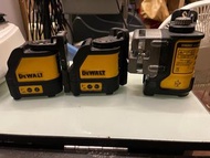 得伟 DEWALT， 2台DW088 ,1台DW089，通用3a电池，3台机总共1600文。全部正常工作。