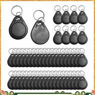 50Pcs T5577 Writable 125kHz RFID Key Fob Proximity ID Card Token Tag, 125khz RFID Writable Rewritabl
