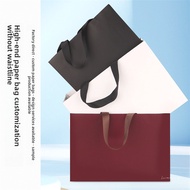Premium Custom Print Shopping Bags - High-End Apparel Store White Card Paper Gift Bags with Customiz