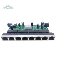 RPOE Ethernet Switch 8 Port 10/100M 8 Port Reverse POE Switch PCBA 100Mbps 8-Port Switch Motherboard