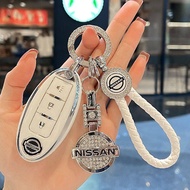 เคสเคสโทรศัพท์ป้องกันแบบไม่มีกุญแจกุญแจรถยนต์รีโมท TPU สำหรับ Nissan Terra Navara Almera Patroyale X-Trail Sylphy JUKE อุปกรณ์เสริม