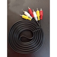 RCA 3 COLOUR HD TV WAYAR (YELLOW WHITE RED) SUPPORT AUDIO AV(DVD / NJOI) THREE 3个颜色电视电线黄色/白/红色支持音频和屏