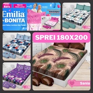 Emilia By Bonita Bed Sheet King Size 180x200cm 2 Pillows 20cm high