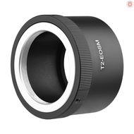 Manual Lens Mount Adapter Ring Aluminum Alloy for T2-Mount Lens to Canon EOS M1/M2/M3/M5/M6/M6 Mark II/M10/M50/M100/M200 EF-M Mount Mirrorless Camera  [24NEW]