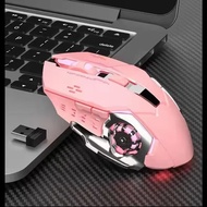 2.4G Wireless Mouse Lightweight Wireless Gaming Mouse RGB Backlight