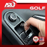 Volkswagen VW Golf MK6 Carbon Fiber Windows Switch Panel Cover Trim Cover for Golf MK6 2008 - 2012 A