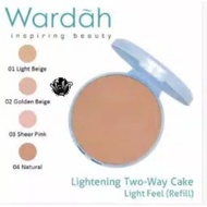 WARDAH LIGHTENING TWO WAY CAKE LIGHT FEEL REFILL / WARDAH REFILL / WARDAH / TWO WAY CAKE / WARDAH SU